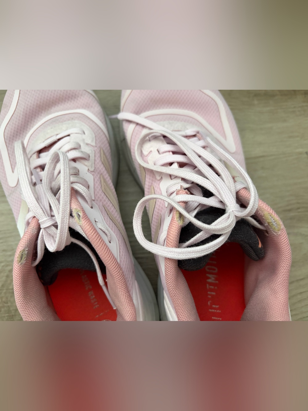 Adidas Duramo 10  Women's Light‎ Pink Athletic Running Shoes size 8.5 - Picture 4 of 7